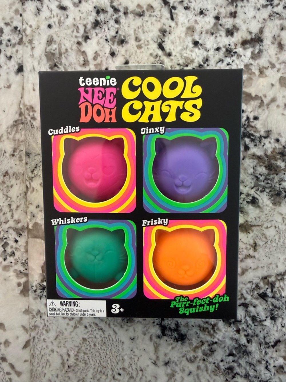 Needoh Teenie Cool Cats - 4 pack - NEW IN BOX